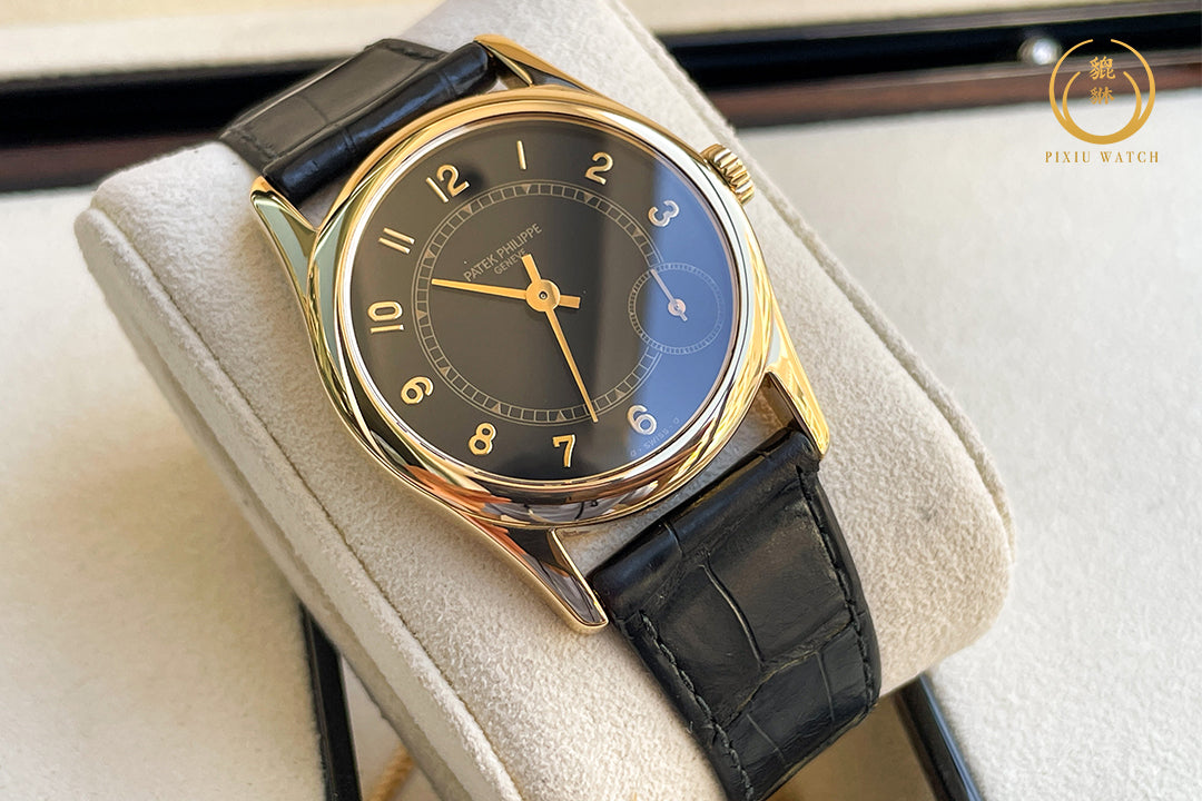 Patek Philippe Calatrava 5000 18K Yellow Gold Black Dial