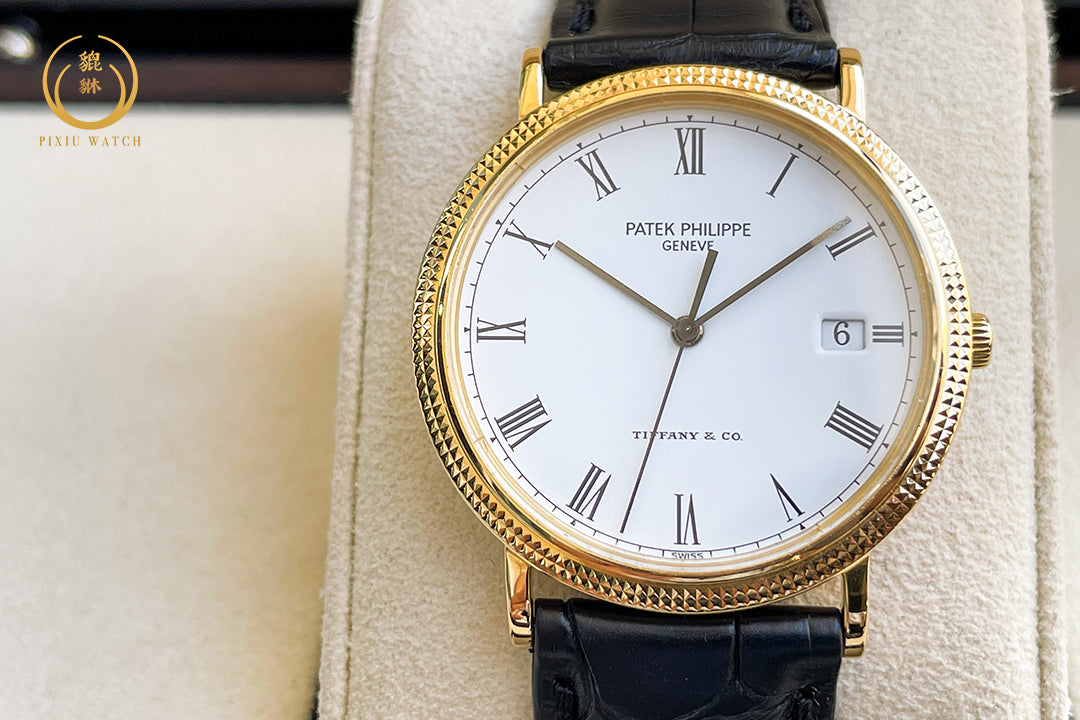 Patek Philippe Calatrava 5120J Tiffany & Co 18K Yellow Gold