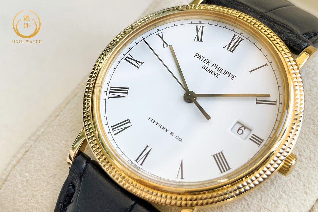 Patek Philippe Calatrava 5120J Tiffany & Co 18K Yellow Gold