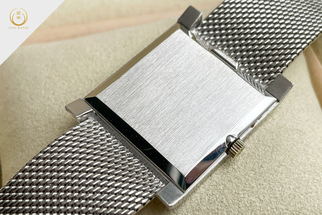 Patek Philippe Vintage Gondolo 3553 18CT White Gold Blue Dial