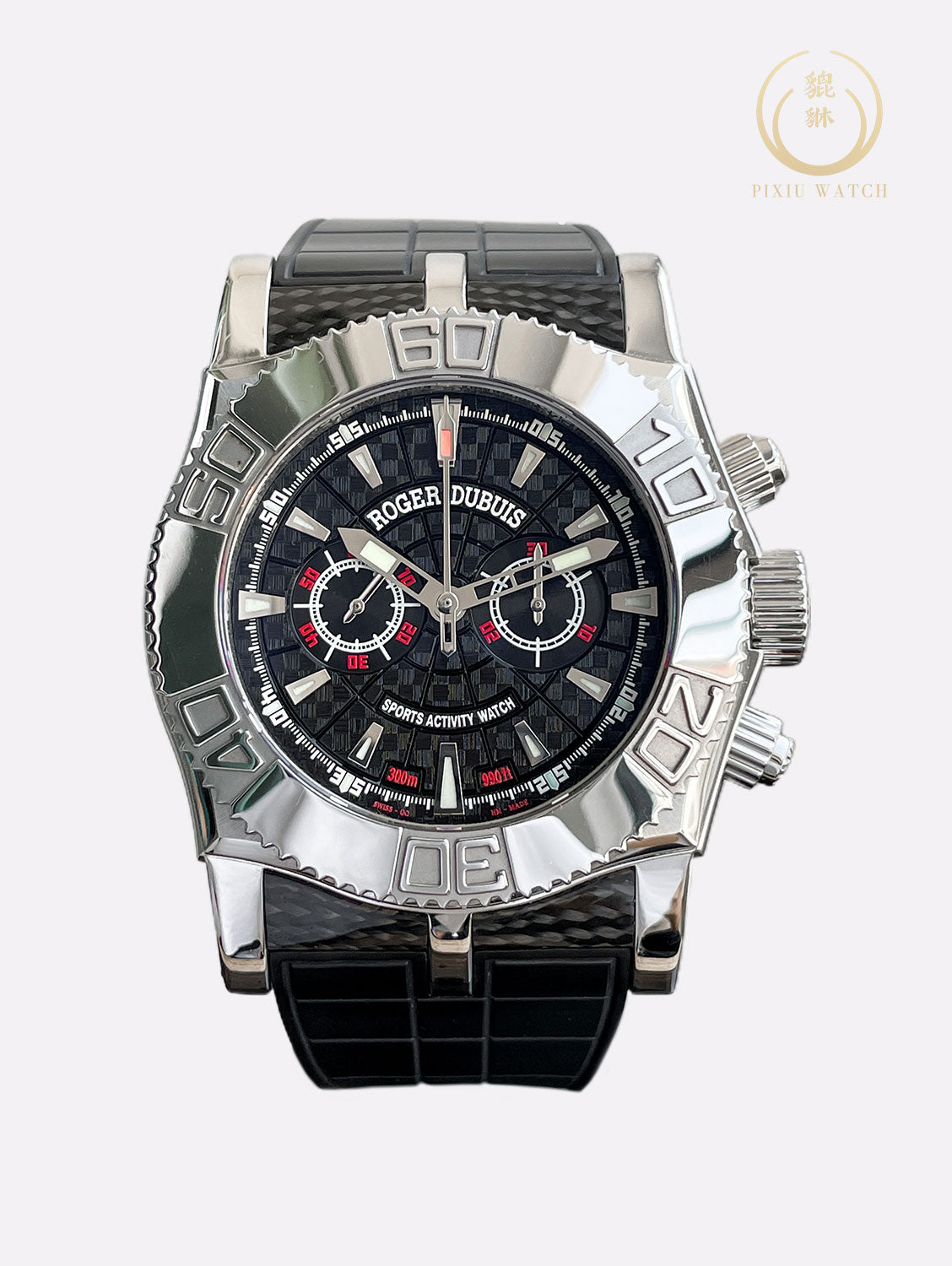 Roger Dubuis EasyDiver Chronograph RD 56 Steel/White Gold