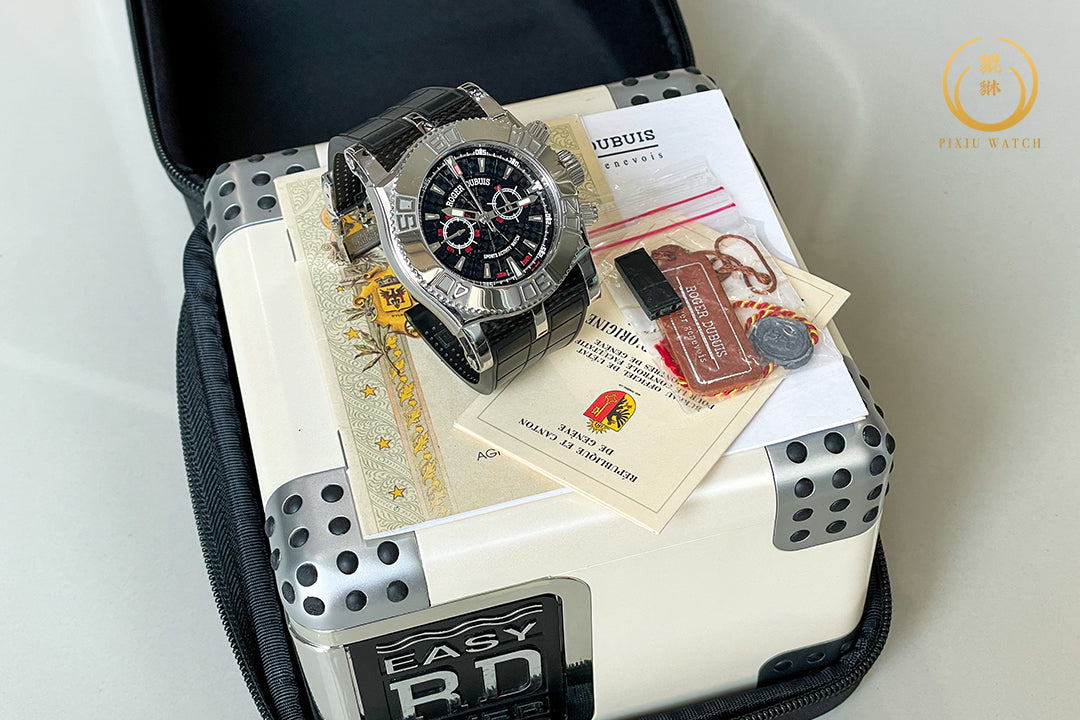 Roger Dubuis EasyDiver Chronograph RD 56 Steel/White Gold