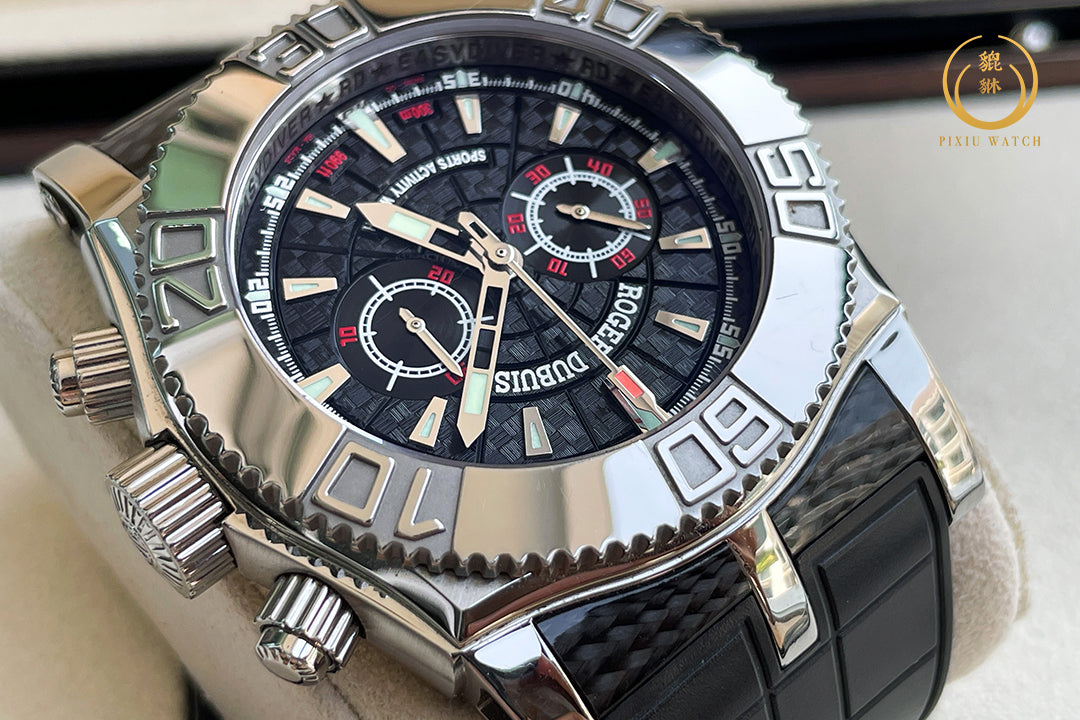 Roger Dubuis EasyDiver Chronograph RD 56 Steel/White Gold