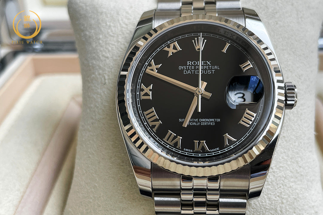 Rolex Datejust Black Dial