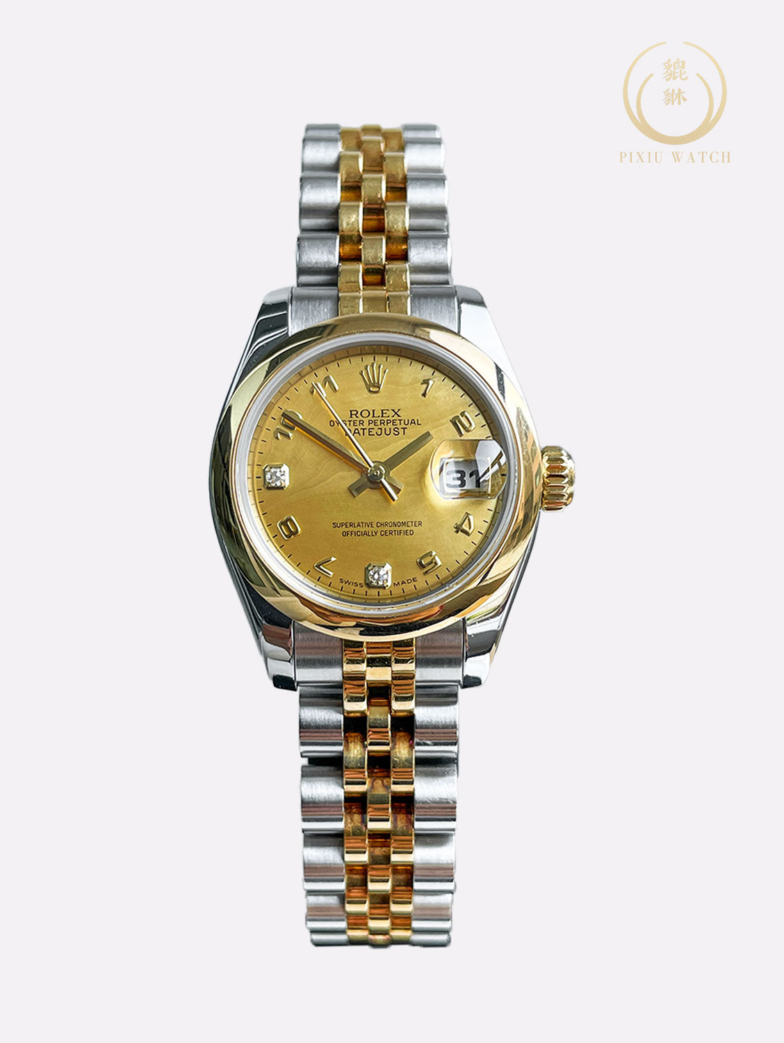 Rolex Ladies Datejust Gold Dust Mother of Pearl