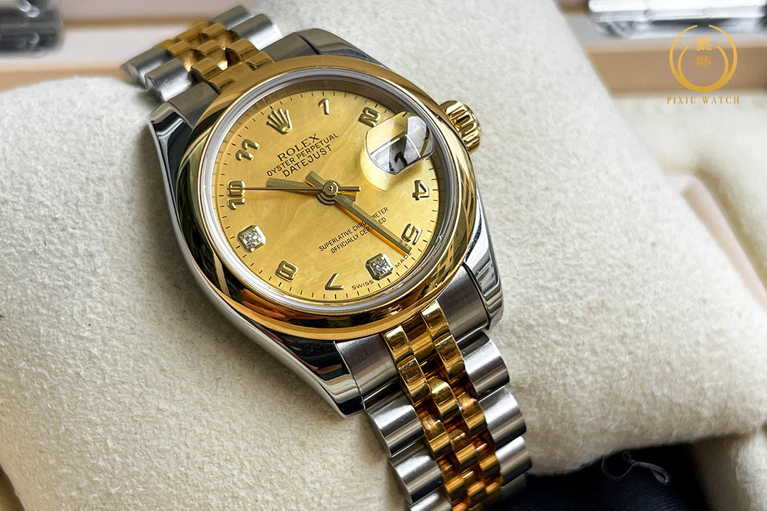 Rolex Ladies Datejust Gold Dust Mother of Pearl