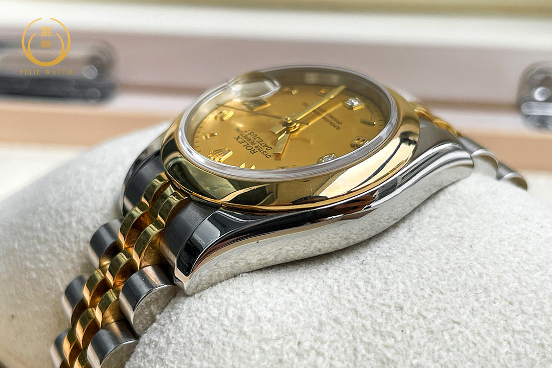 Rolex Ladies Datejust Gold Dust Mother of Pearl