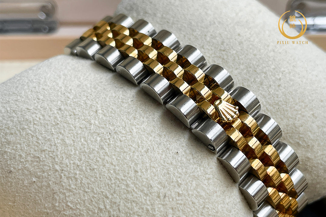 Rolex Ladies Datejust Gold Dust Mother of Pearl