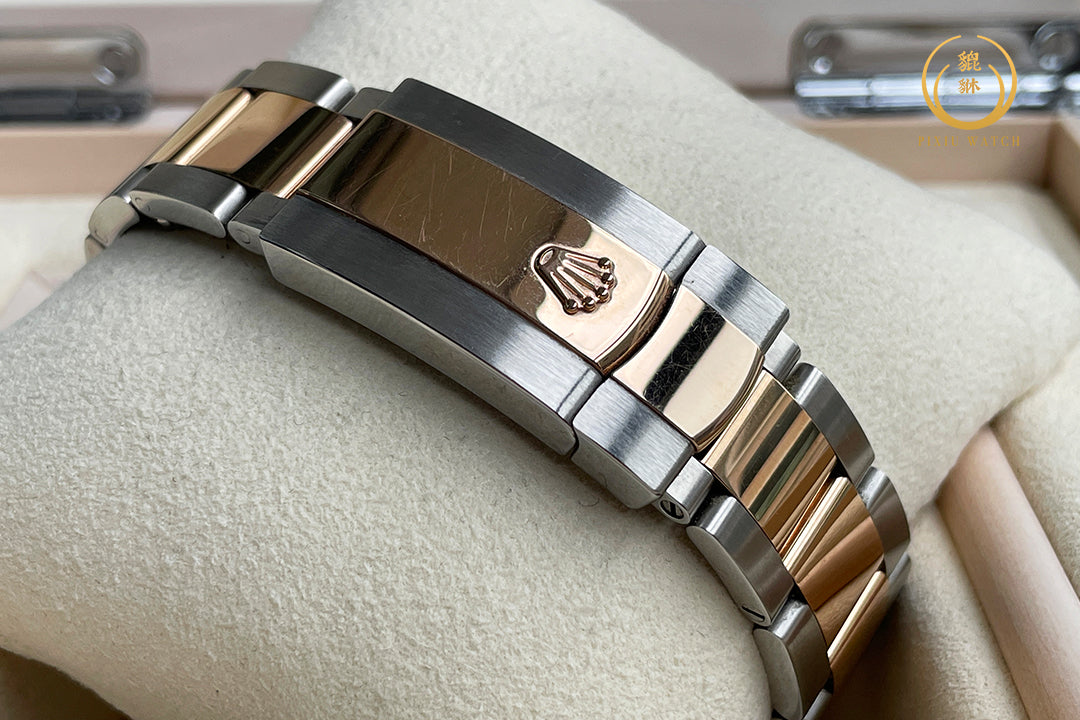 Rolex Datejust Pink Gold Oyster Two Tone