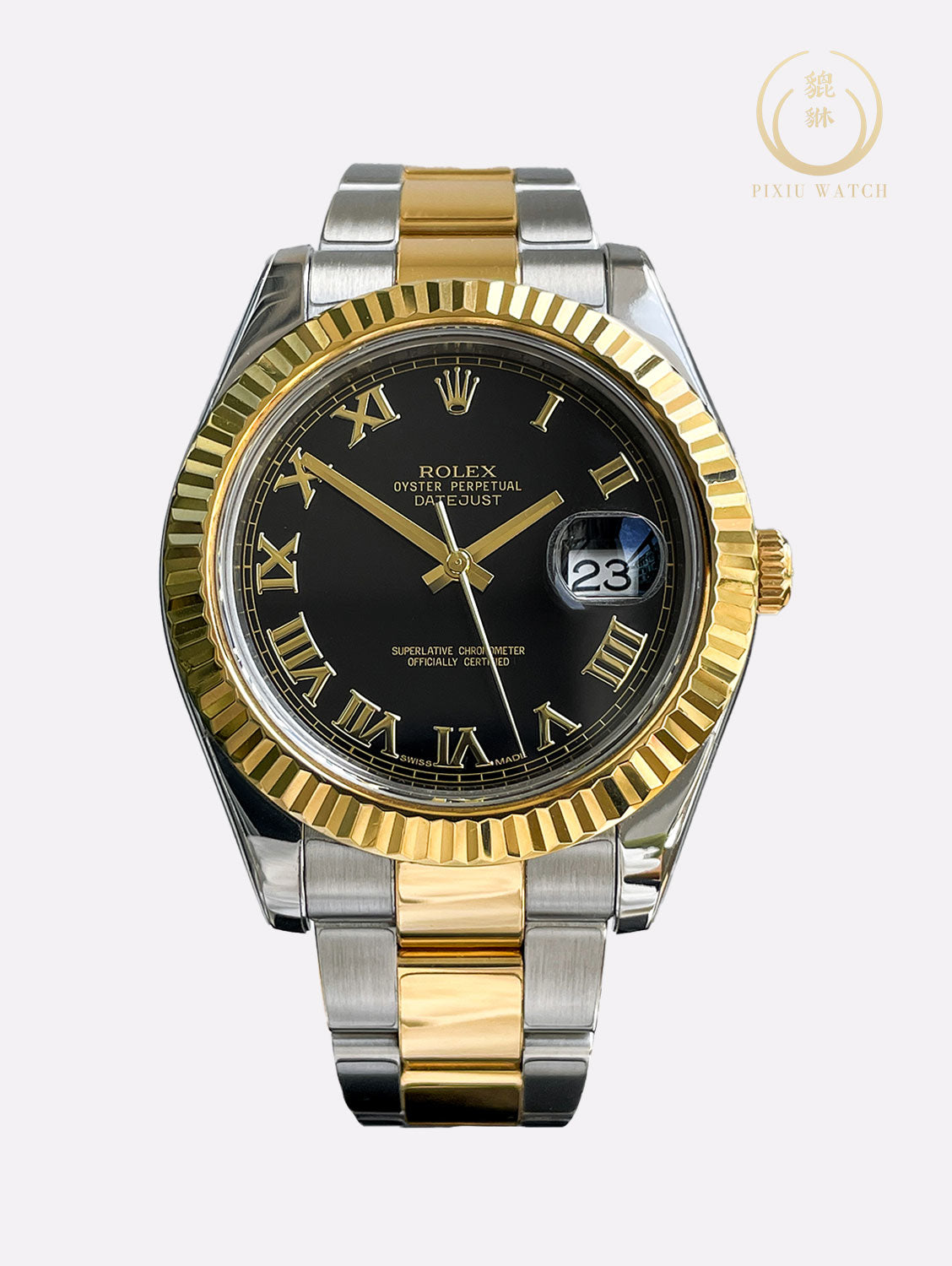 Rolex Datejust II 116333 Yellow Gold / Steel Fluted Bezel