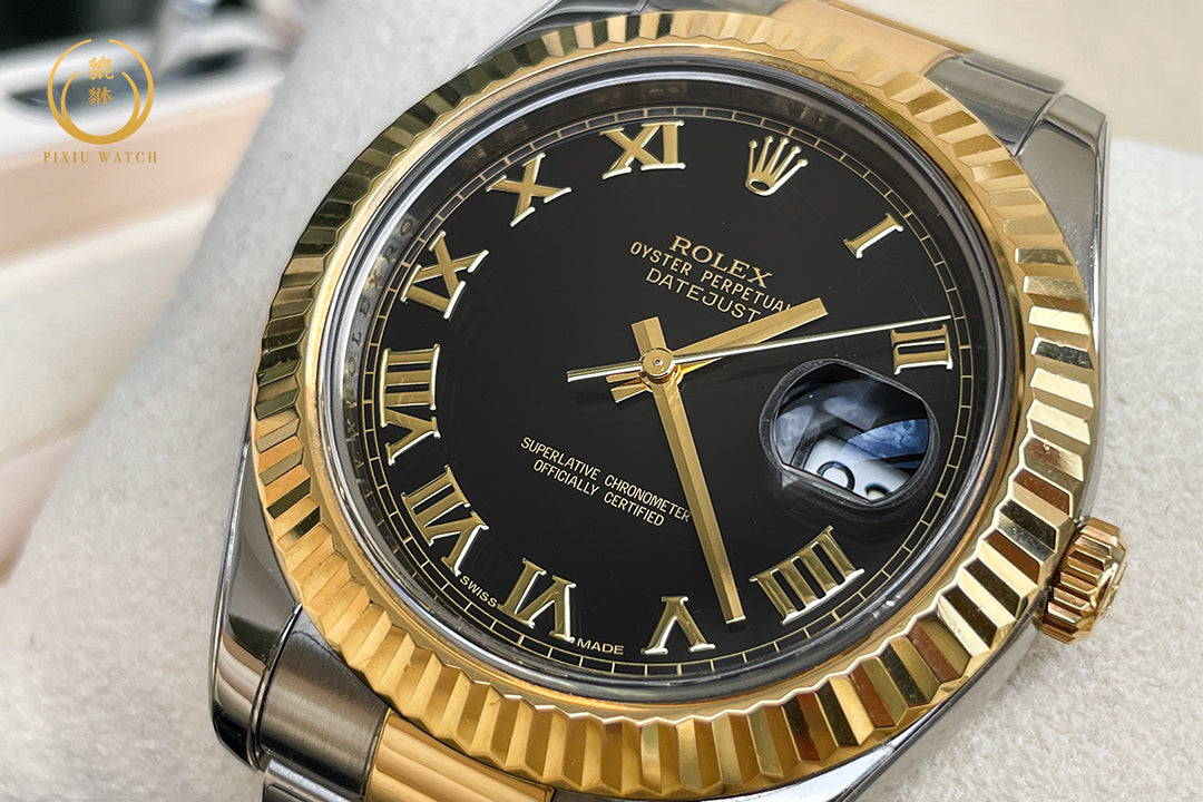Rolex Datejust II 116333 Yellow Gold / Steel Fluted Bezel