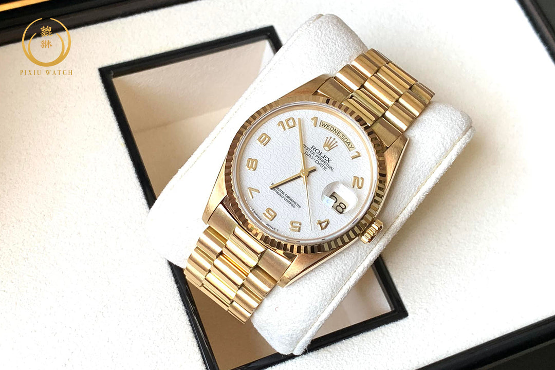 Rolex Day-Date 18238 President Com Dial Yellow Gold
