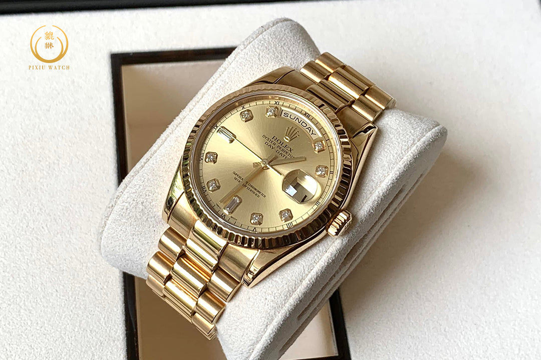 Rolex Day-Date Yellow Gold Diamond
