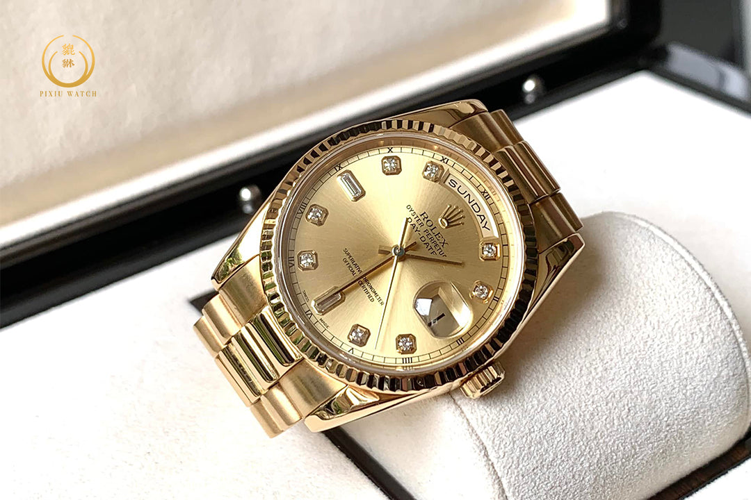 Rolex Day-Date Yellow Gold Diamond