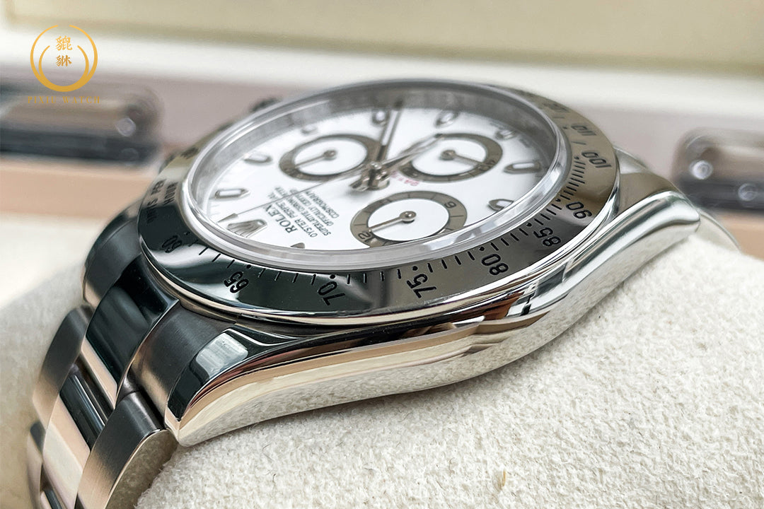 Rolex Daytona Steel White Dial Scramble Series