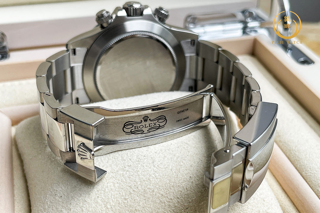Rolex Daytona Steel White Dial Scramble Series