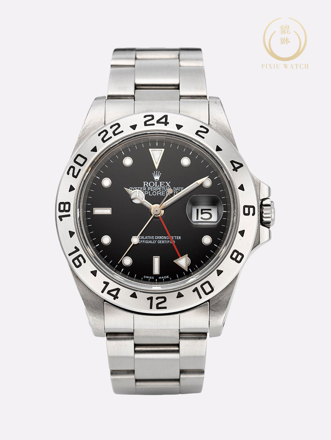 Rolex Explorer II Black Dial Red Hand