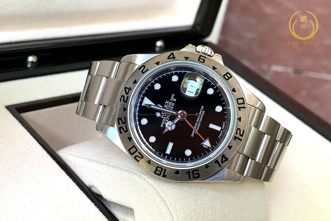 Rolex Explorer II Black Dial Red Hand
