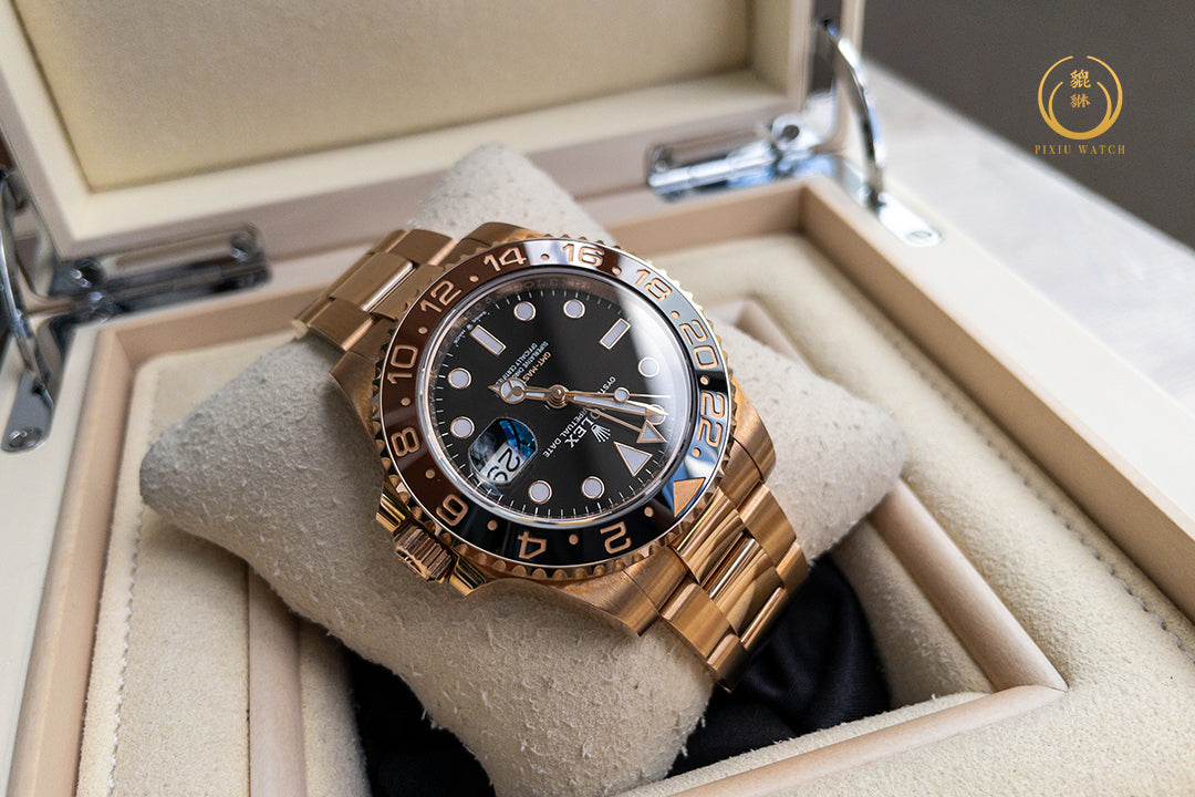 Rolex GMT-Master II “Root Beer” Full Everose Gold