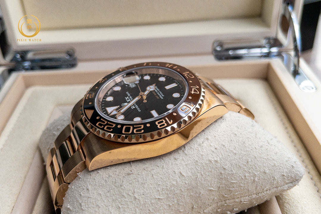 Rolex GMT-Master II “Root Beer” Full Everose Gold