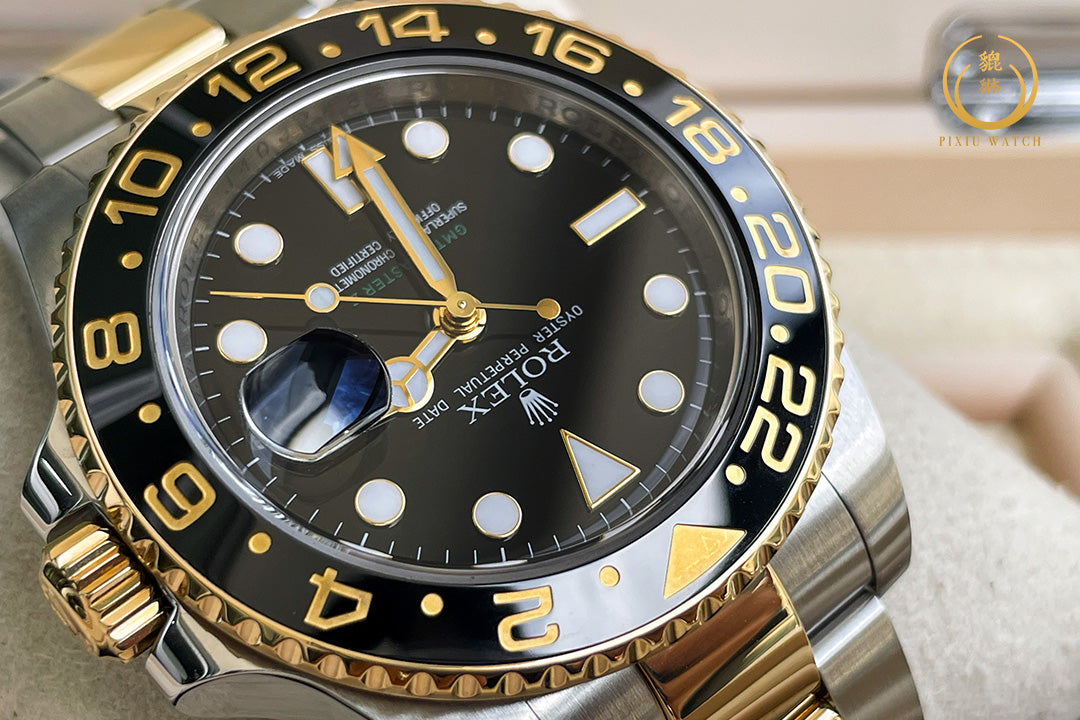 Rolex GMT-MASTER II YG/Steel Ceramic Bezel