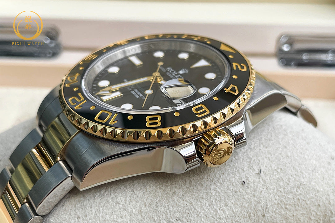 Rolex GMT-MASTER II YG/Steel Ceramic Bezel