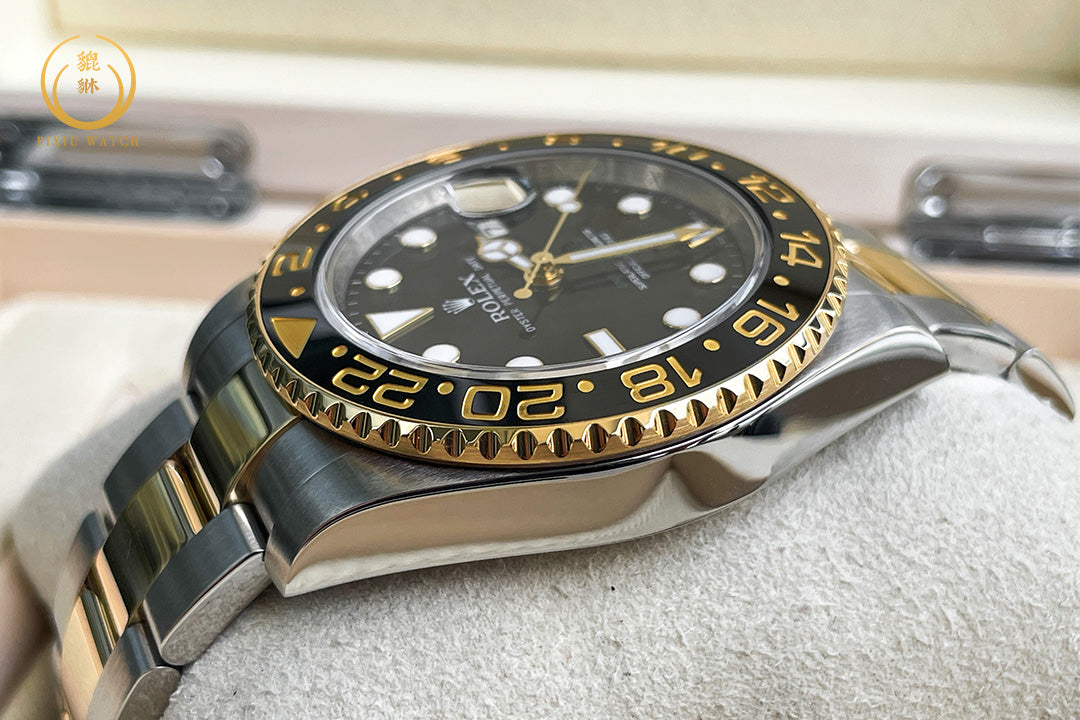Rolex GMT-MASTER II YG/Steel Ceramic Bezel