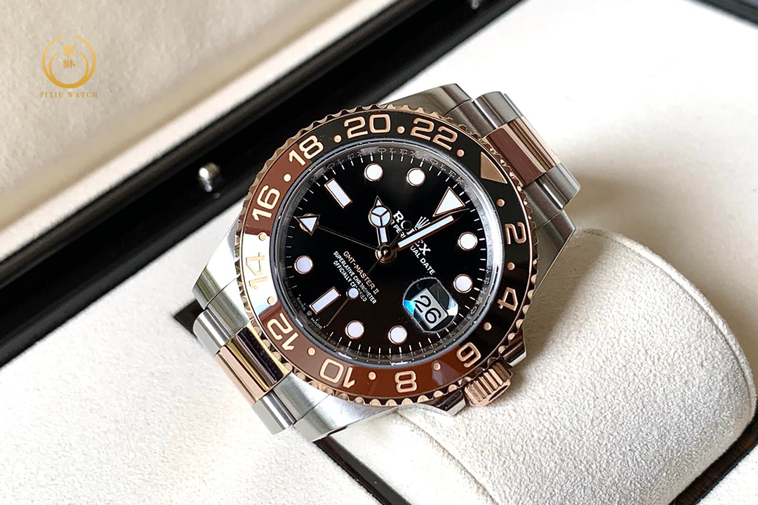 Rolex GMT Rootbeer 2tone