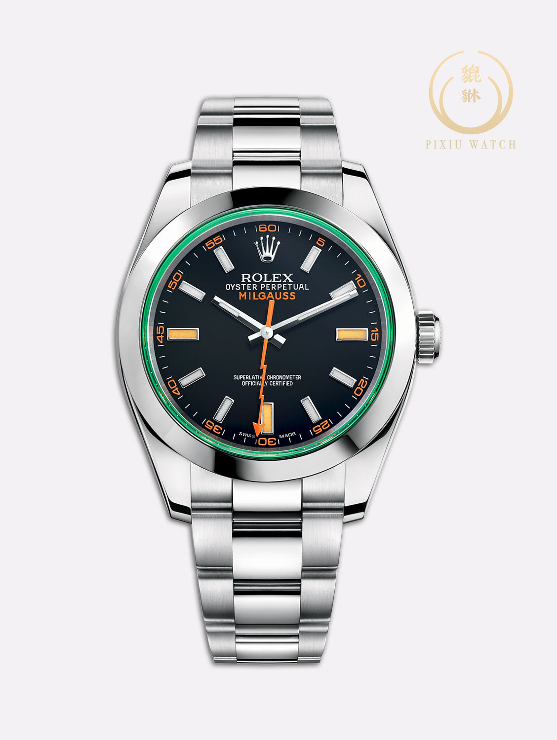 “ของใหม่” Rolex Milgauss Oyster Steel Black Dial