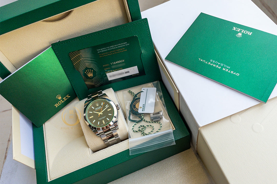 “ของใหม่” Rolex Milgauss Oyster Steel Black Dial