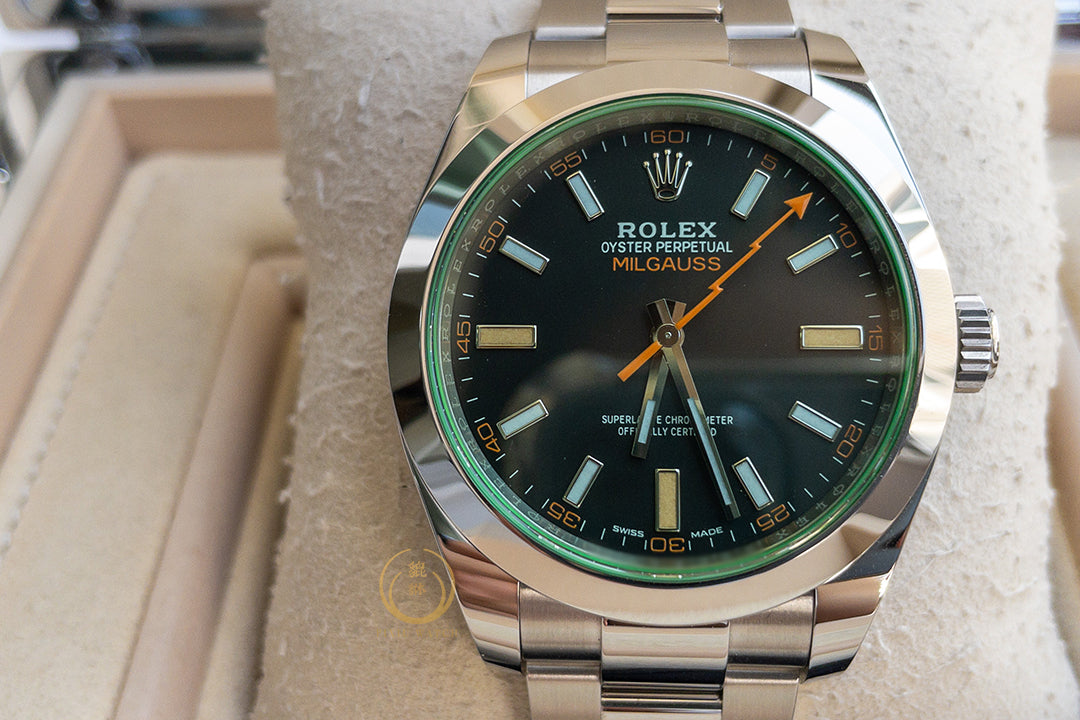 “ของใหม่” Rolex Milgauss Oyster Steel Black Dial