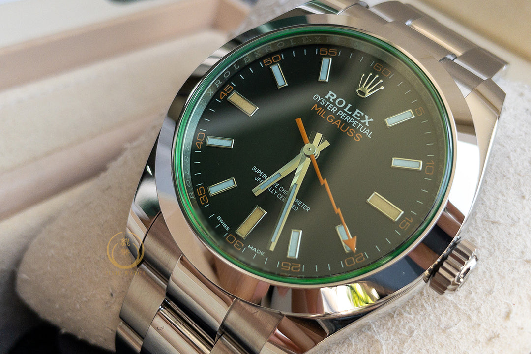 “ของใหม่” Rolex Milgauss Oyster Steel Black Dial
