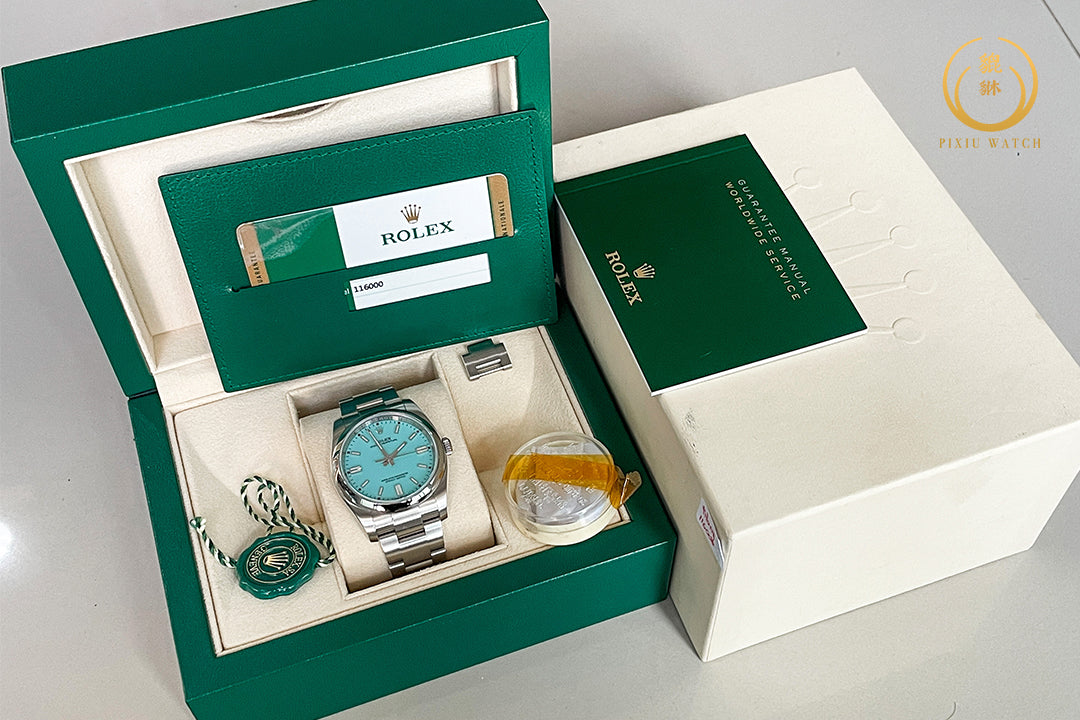 Rolex Oyster Perpetual 116000 Tiffany (* After *)