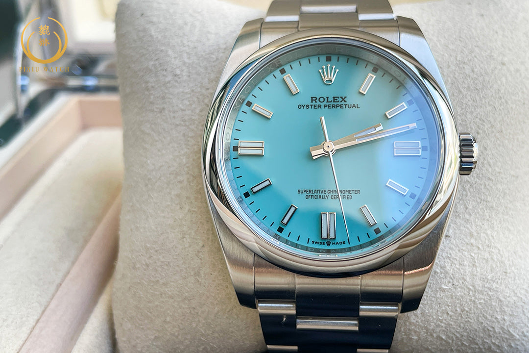 Rolex Oyster Perpetual 116000 Tiffany (* After *)