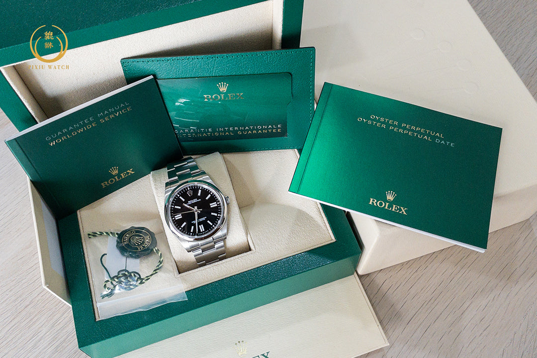 “NEW” Rolex Oyster Perpetual Black Dial