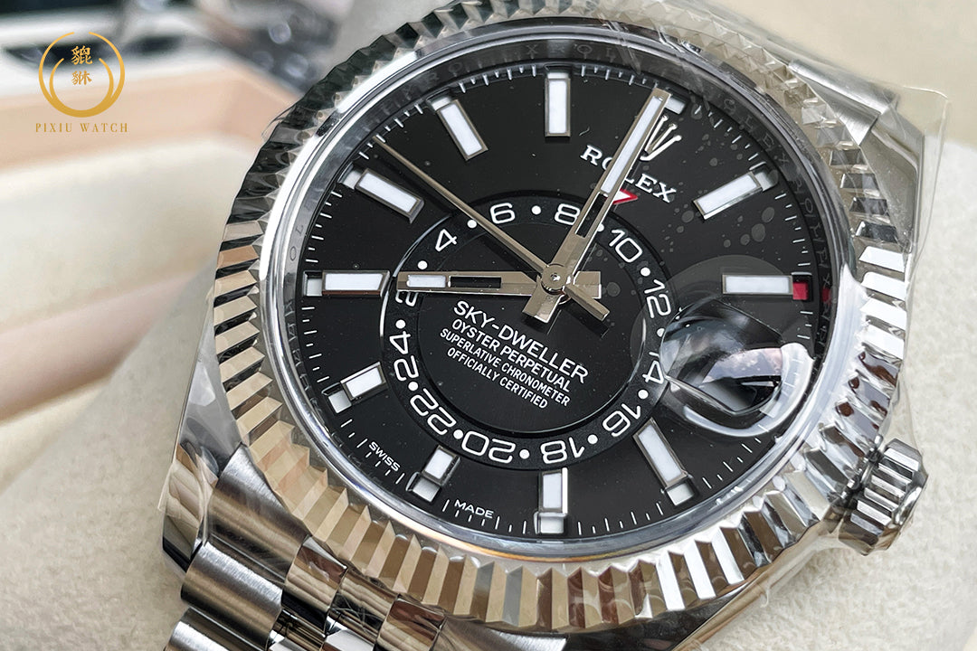 “ของใหม่” Rolex Sky-Dweller Black Roleso