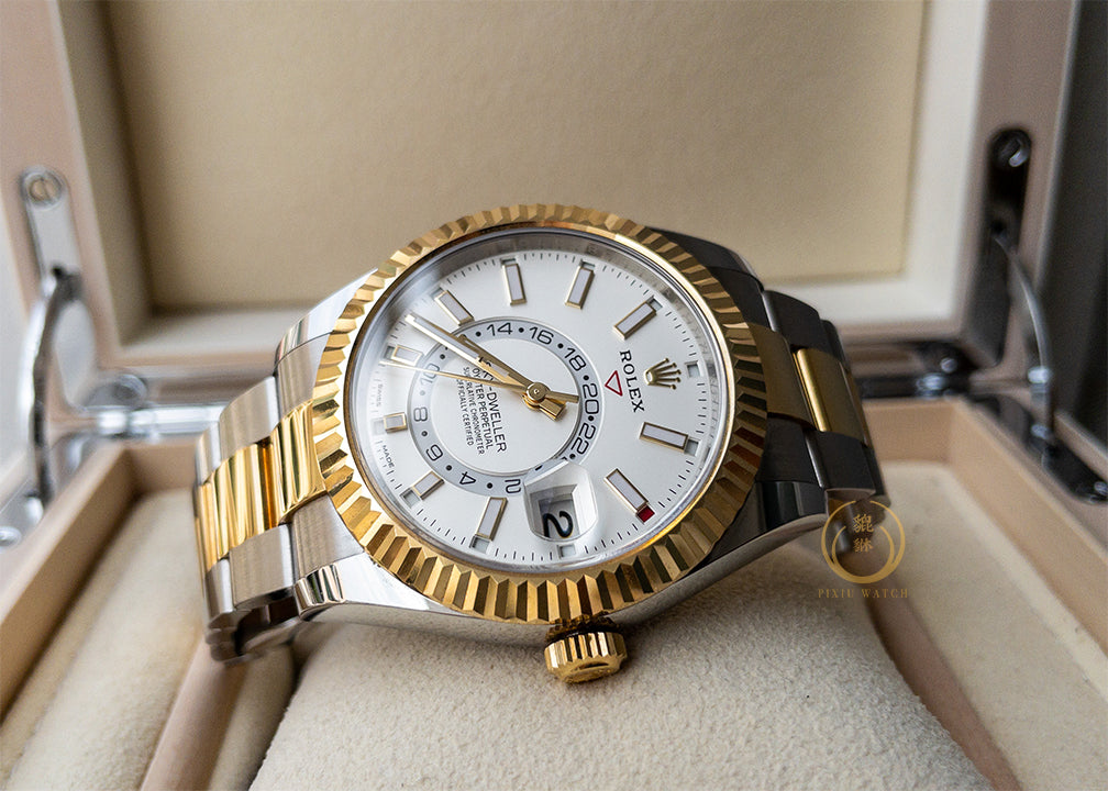 Rolex Sky-Dweller Steel / Yellow Gold