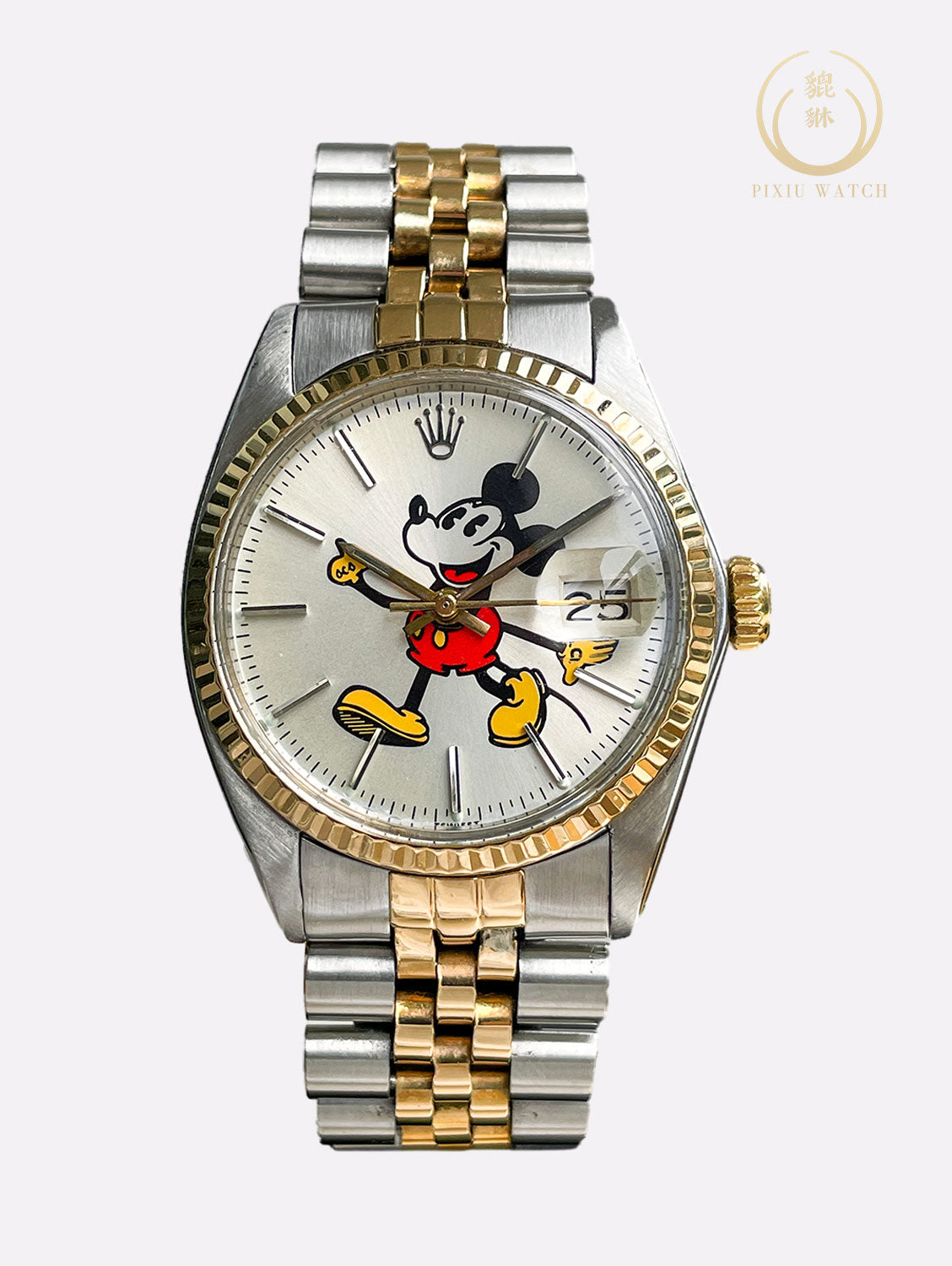 ของหายาก” Rolex Oyster Date “Mickey Mouse” Precision Gold / Steel