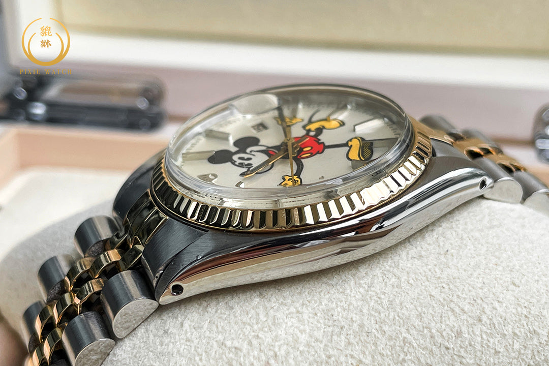 ของหายาก” Rolex Oyster Date “Mickey Mouse” Precision Gold / Steel