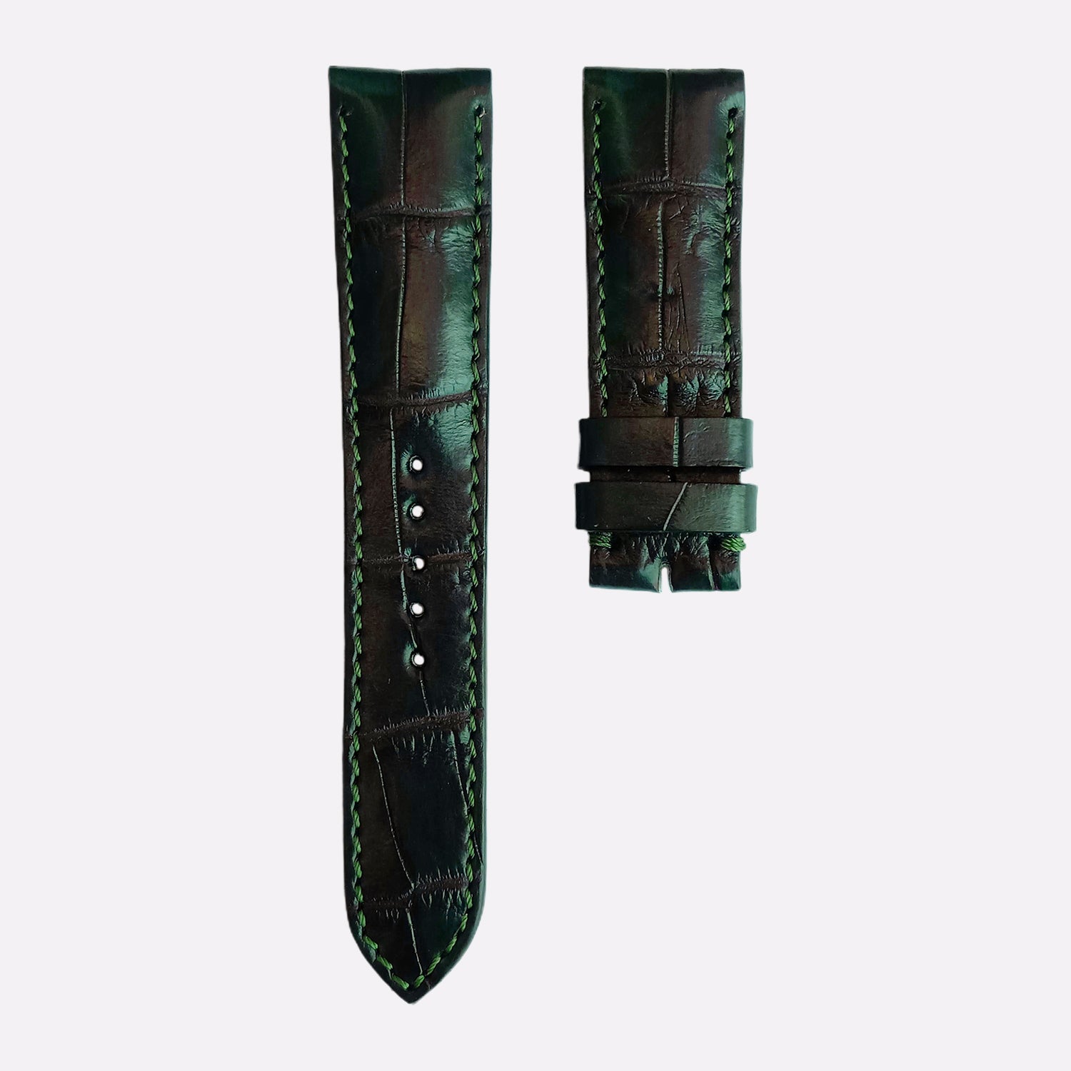 สายหนังจระเข้ สี Willow Green
