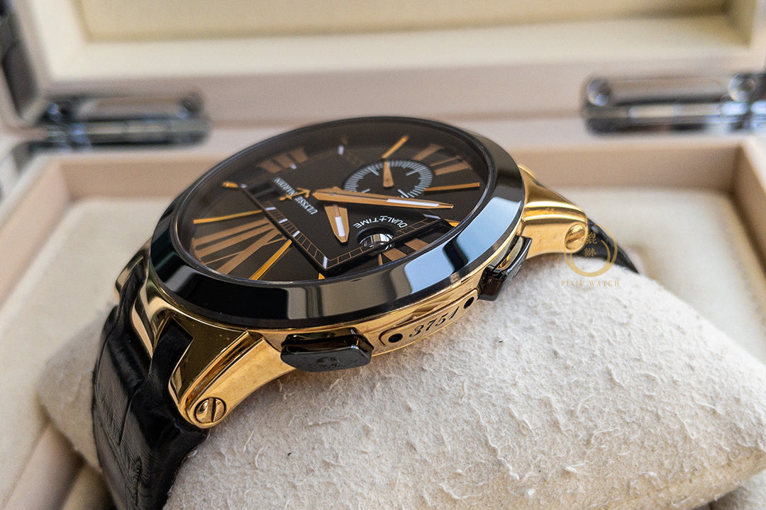 Ulysse Nardin Executive 246-00 Dual Time Rose Gold Ceramic