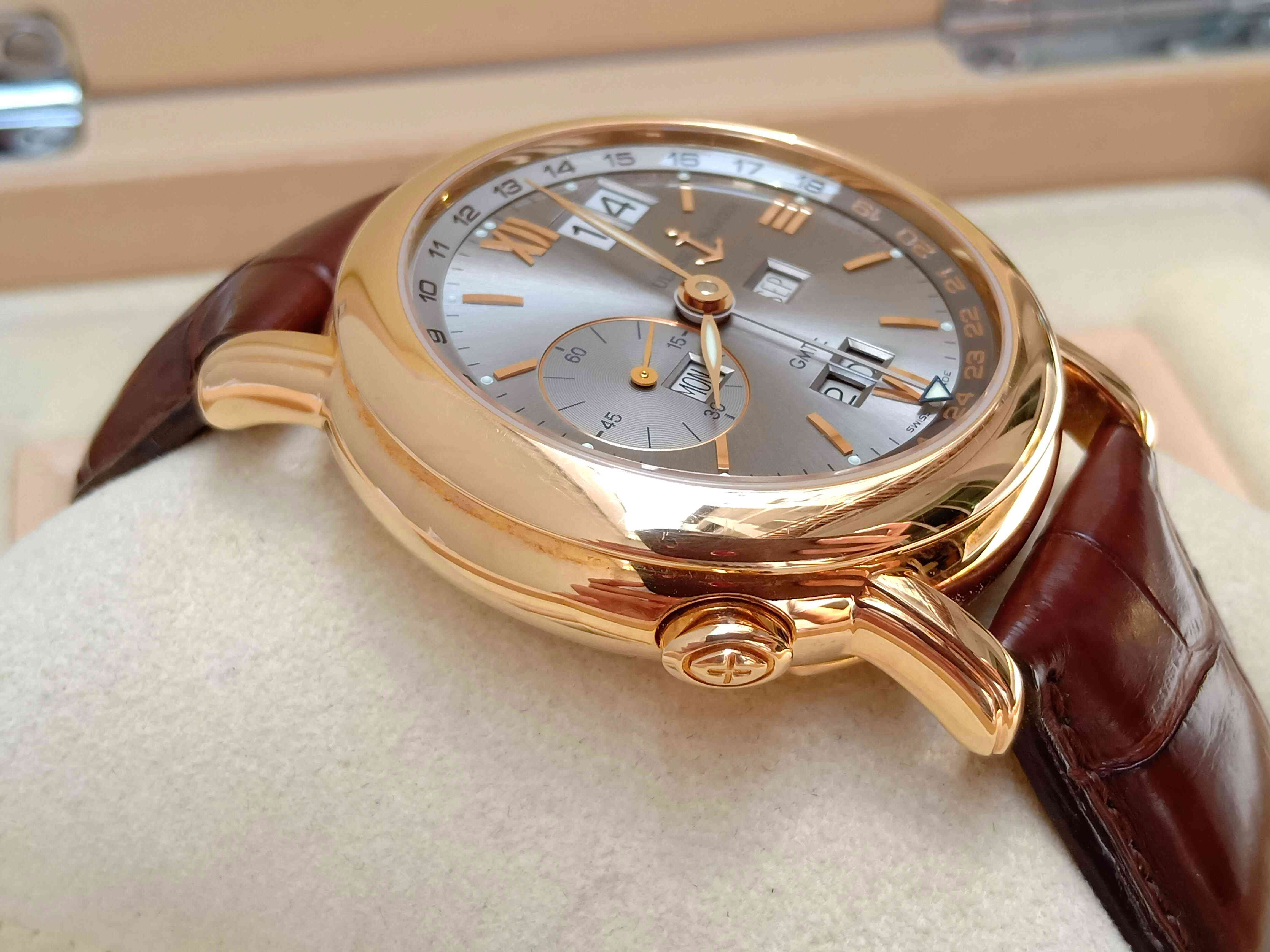 Ulysse Nardin GMT Perpetual Rose Gold Grey Dial