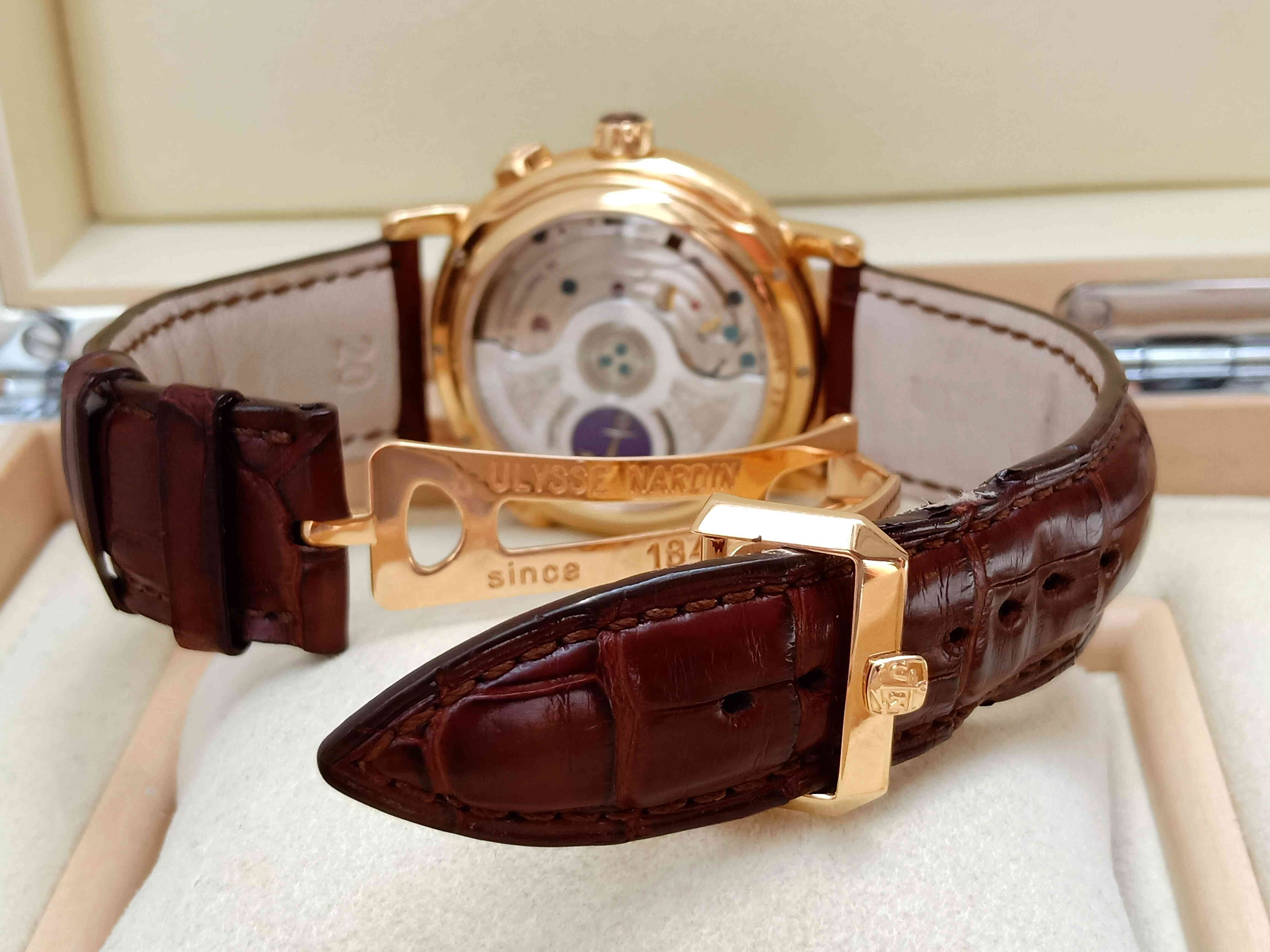 Ulysse Nardin GMT Perpetual Rose Gold Grey Dial