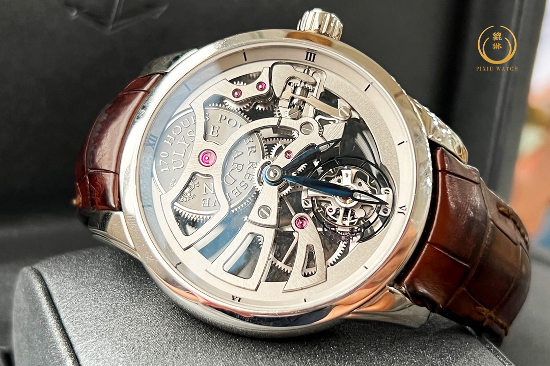 Ulysse Nardin Skeleton Tourbillon 1700-129 White Gold Limited 200 Pcs.