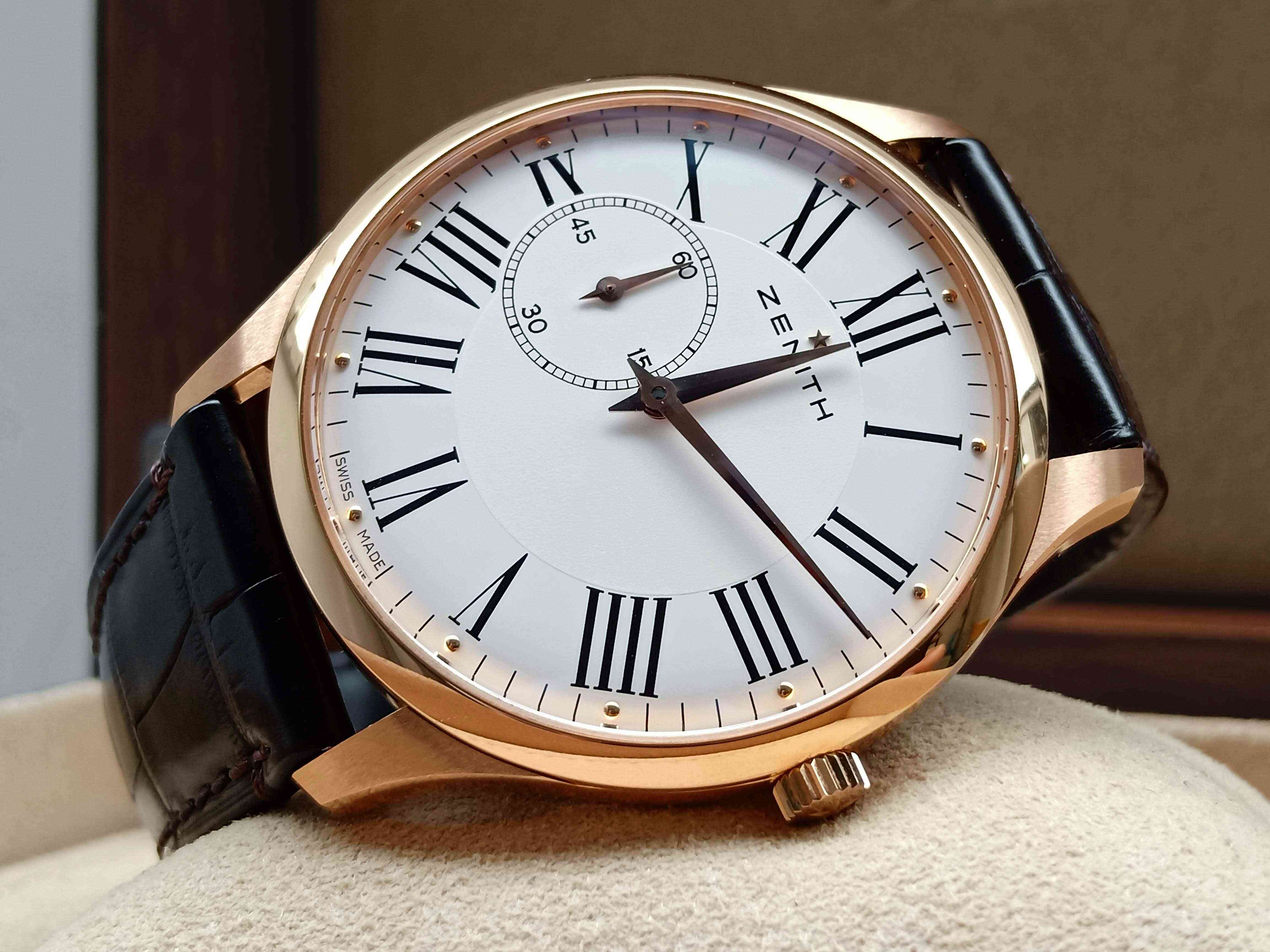 Zenith Elite Ultra Thin Rose Gold