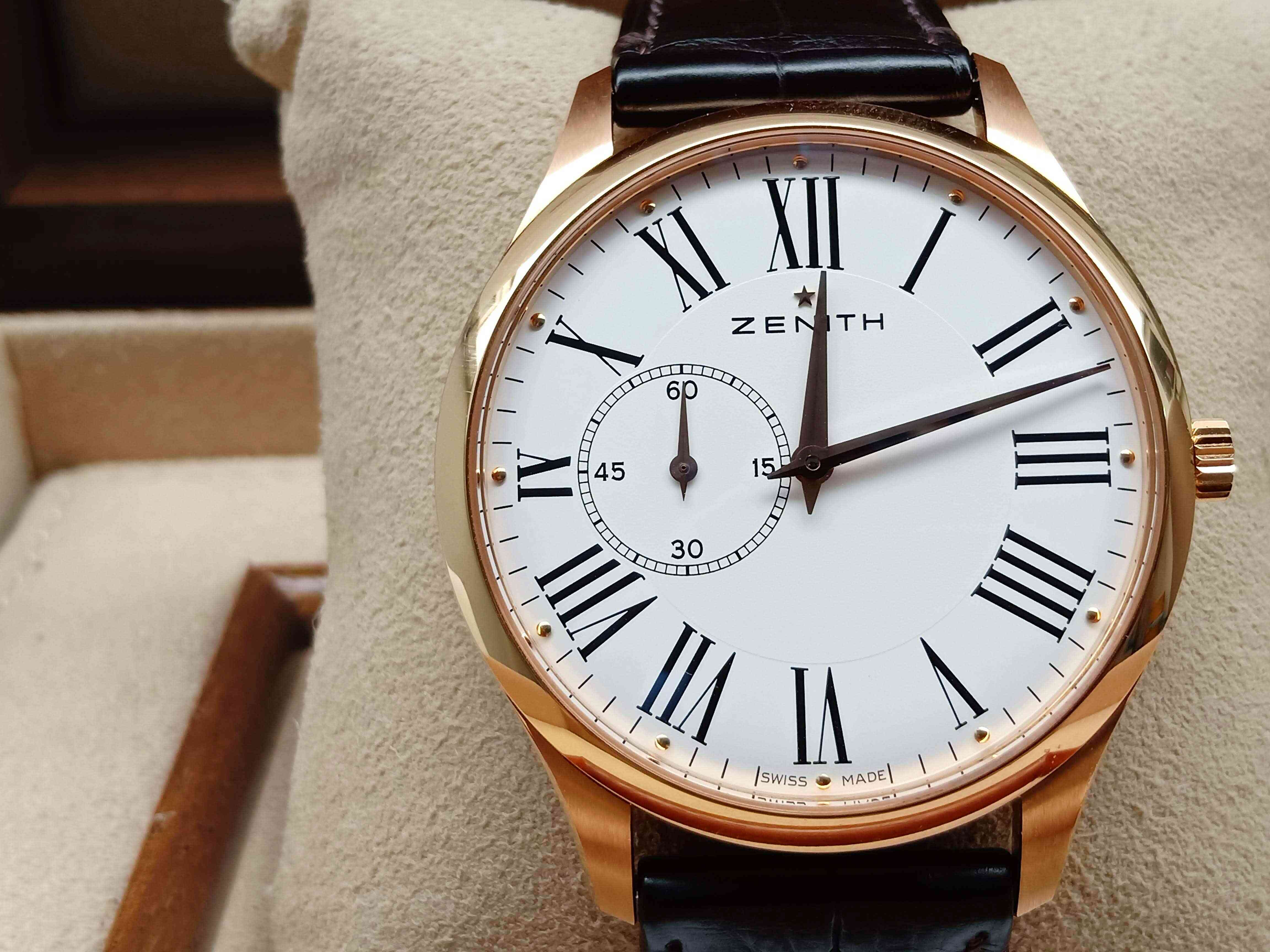 Zenith Elite Ultra Thin Rose Gold