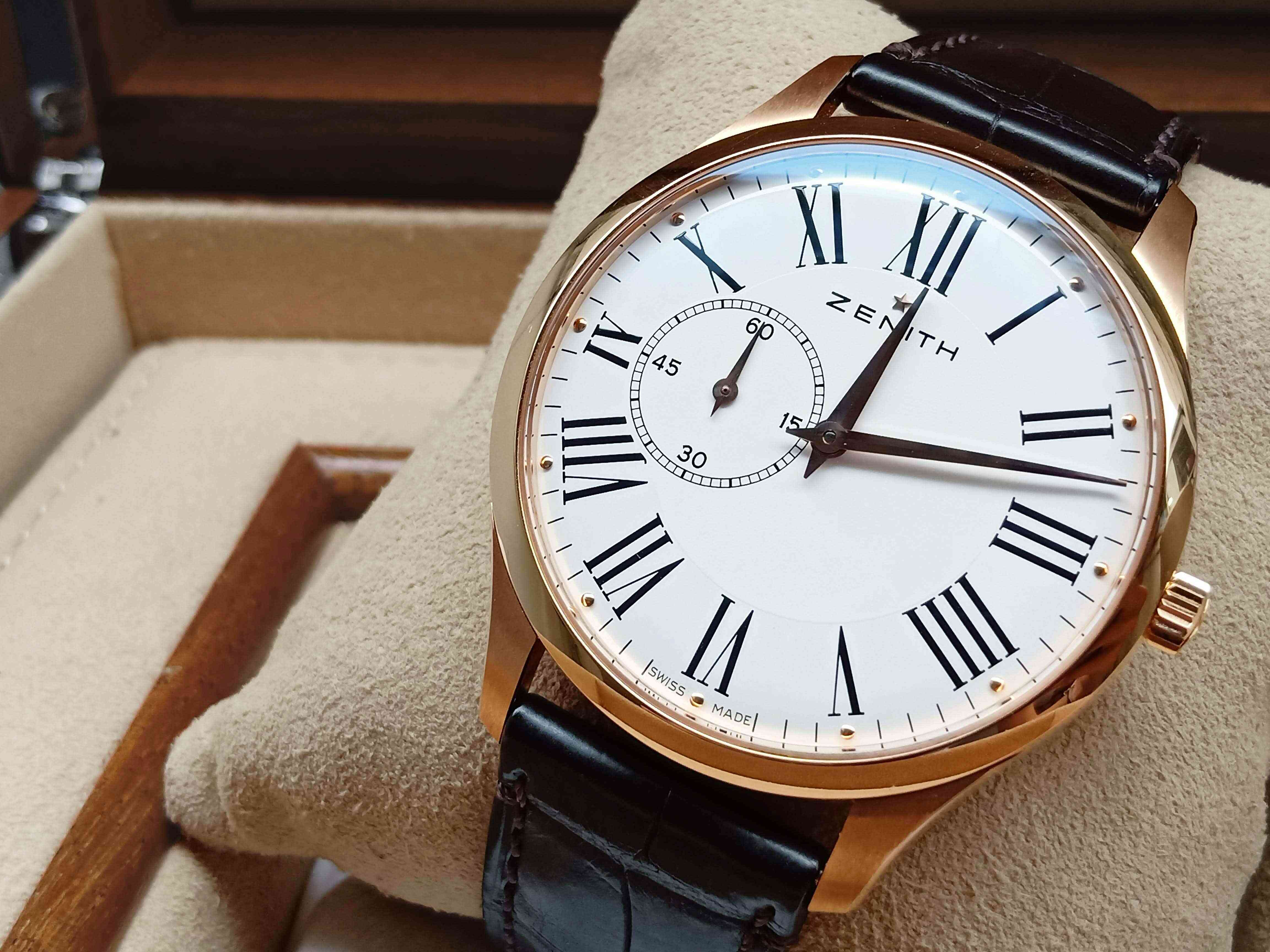 Zenith Elite Ultra Thin Rose Gold