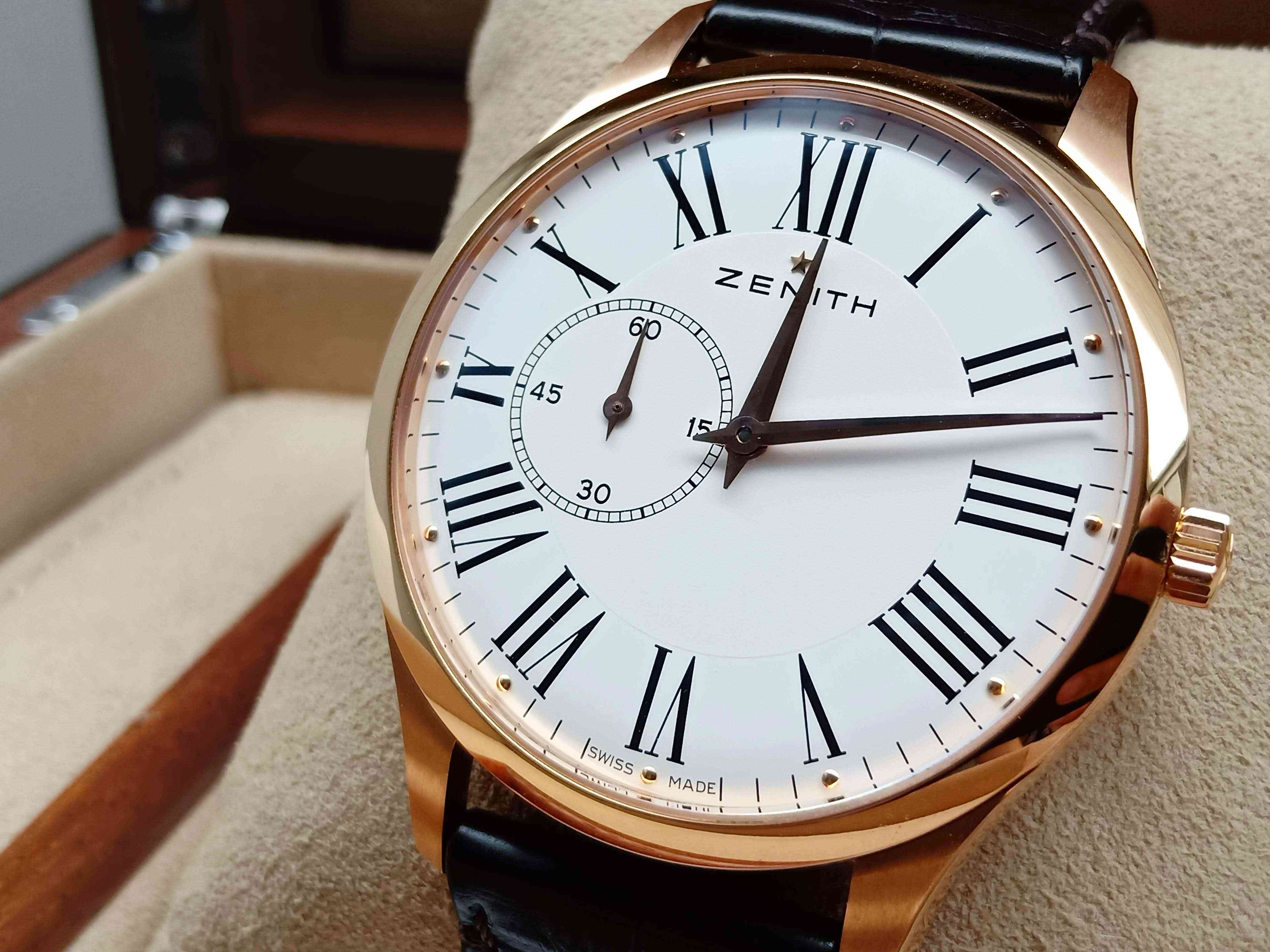 Zenith Elite Ultra Thin Rose Gold