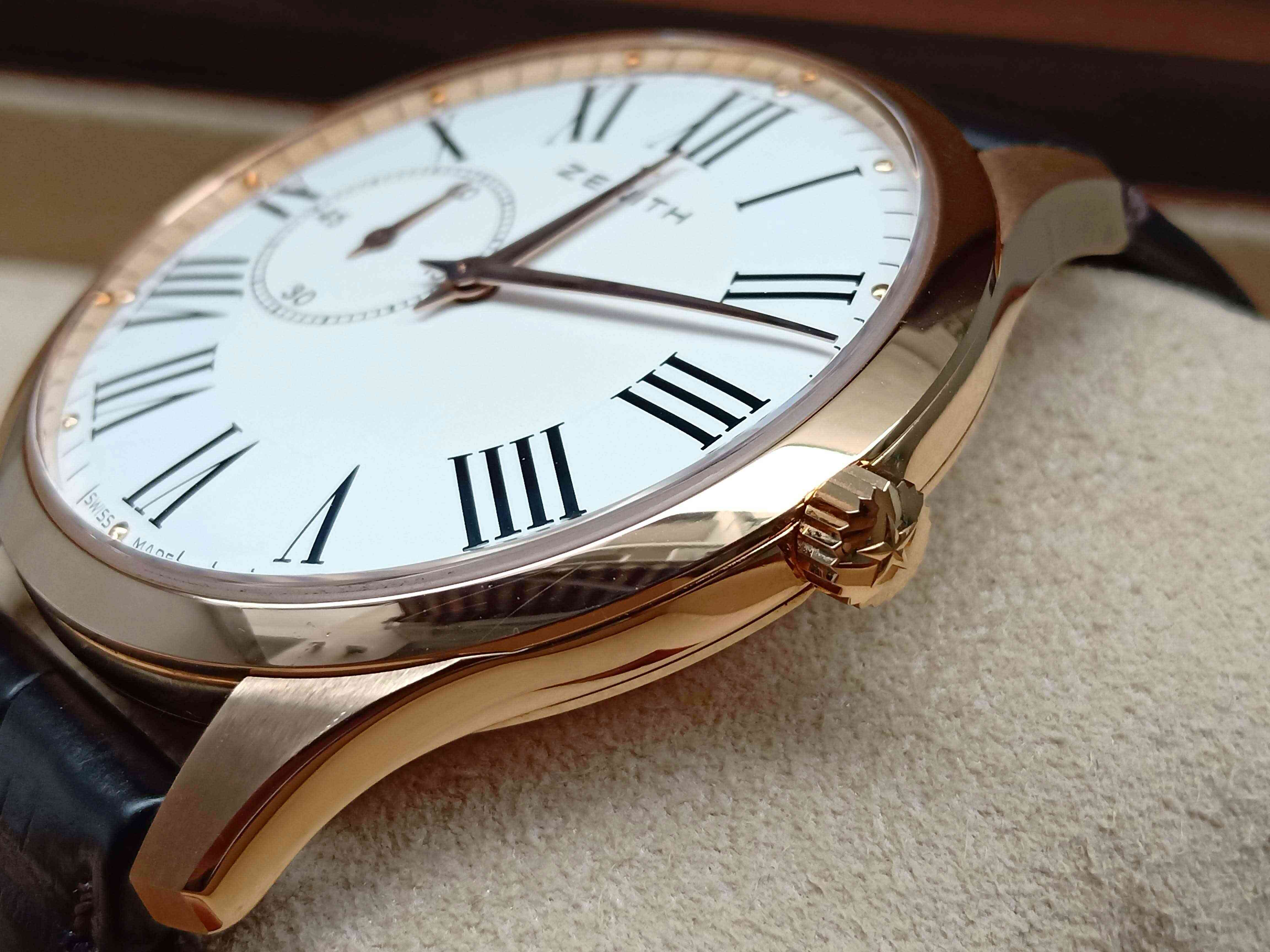 Zenith Elite Ultra Thin Rose Gold