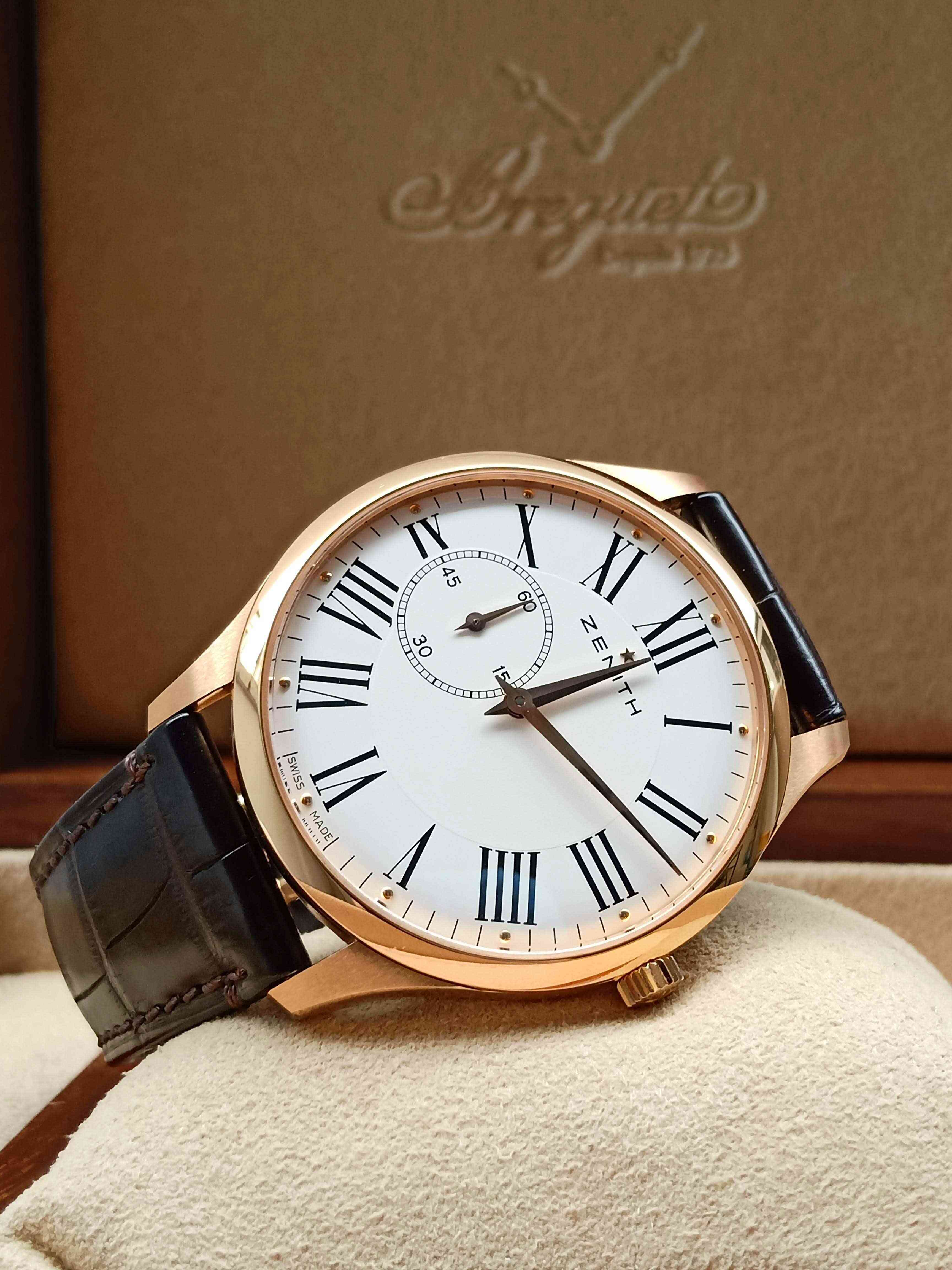 Zenith Elite Ultra Thin Rose Gold